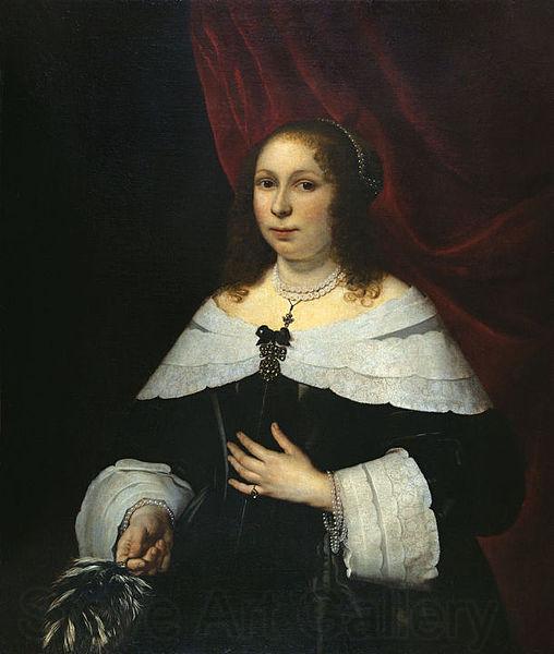 Bartholomeus van der Helst Lady in Black Spain oil painting art